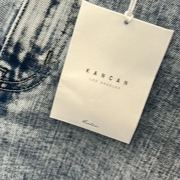 KanCan High Rise Ruffled Short - Picture 2 of 3